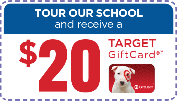 Tour our school for a $20 Target gift card