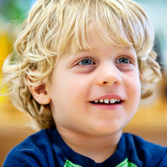 Boy smiling